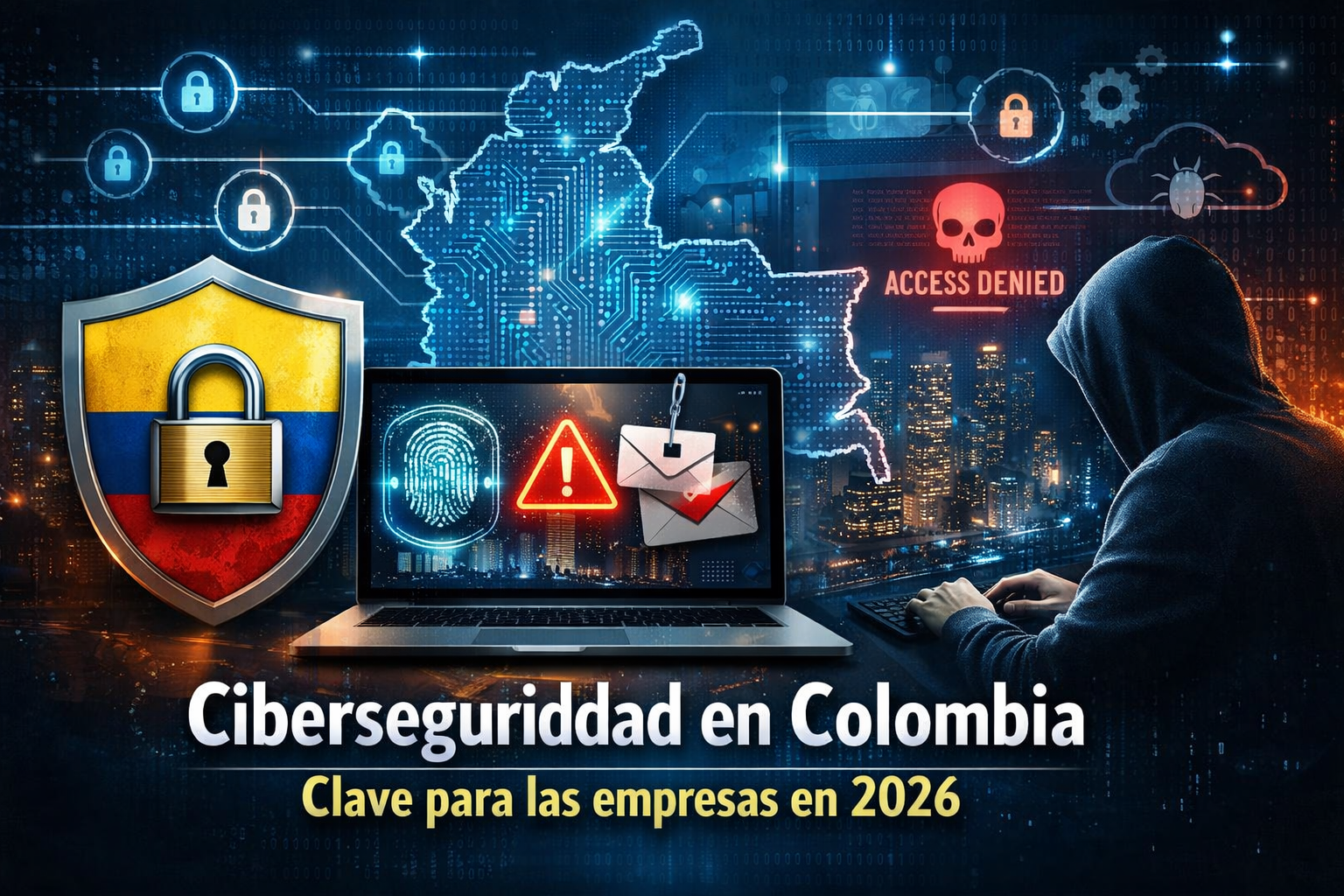 Descubre qué es la ciberseguridad en Colombia, cuáles son los principales riesgos en 2026 y cómo las empresas pueden proteger sus datos con una estrategia integral junto a Grupo Micronet.