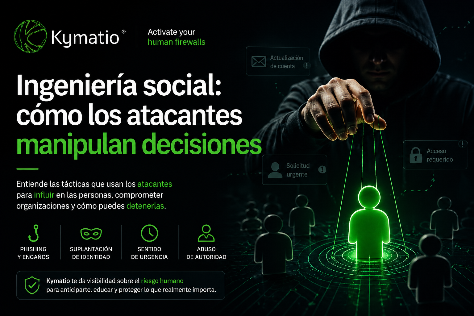 Ingeniería social: cómo los atacantes manipulan decisiones