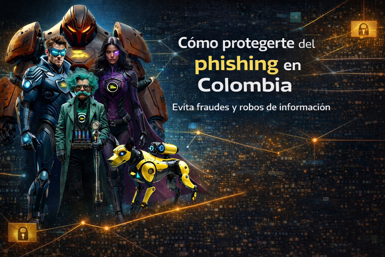 Aprende cómo protegerte del phishing en Colombia.